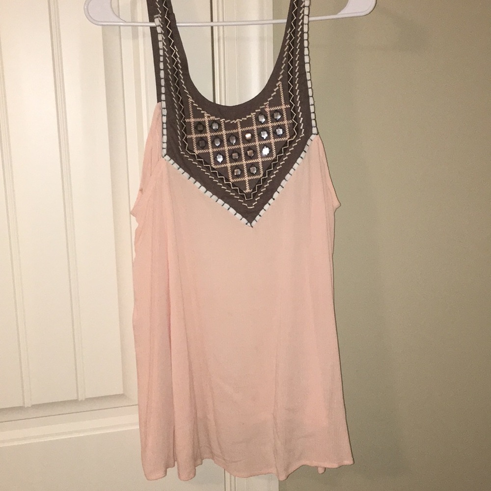 Umgee Patterned blouse tank top